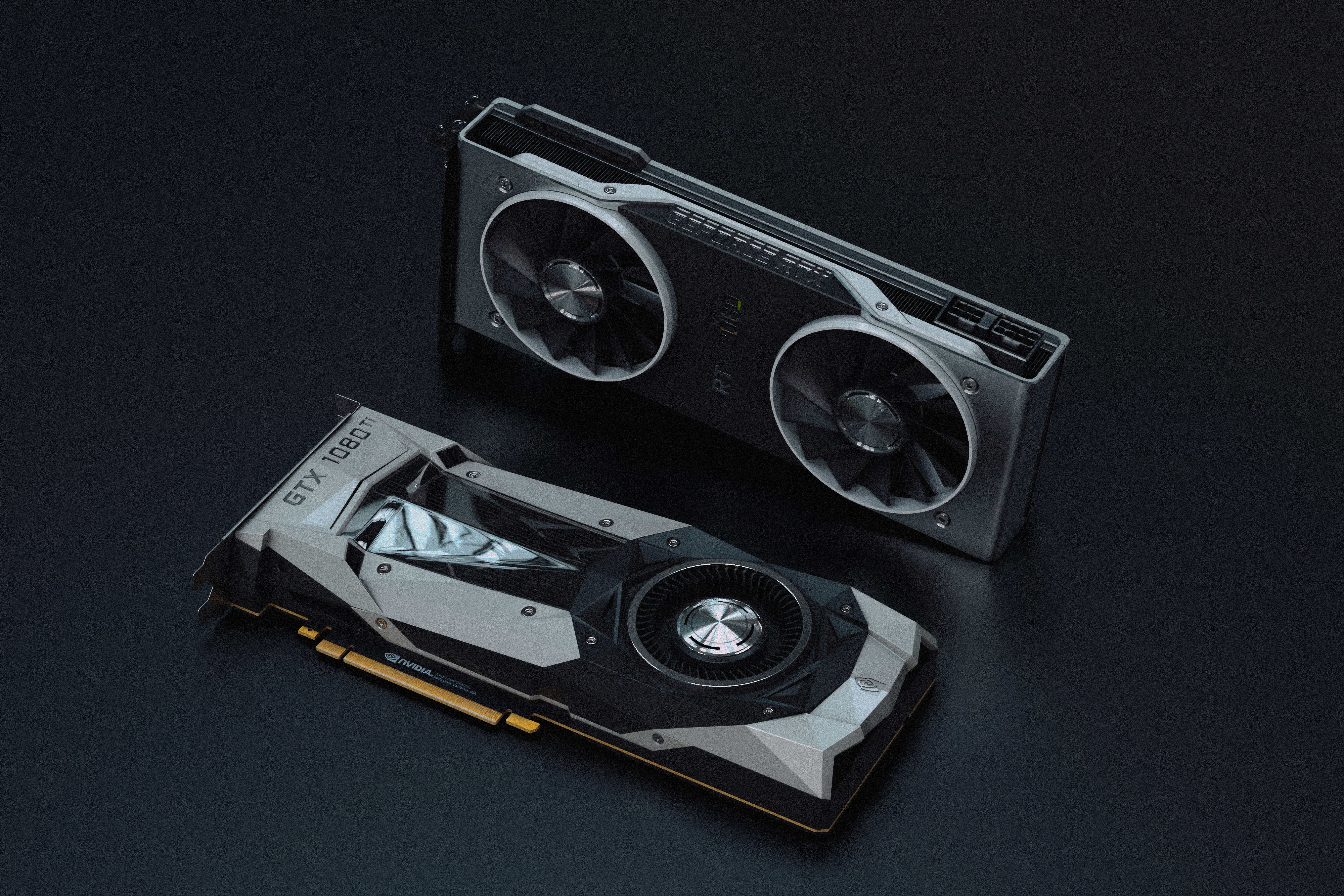 2 Graphics Cards, One is a GTX 1080, the other is an RTX 2080